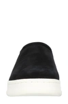 Bella Vita Maribel Slip-on Sneaker In Black Kidsuede Leather