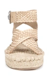 Sam Edelman Dakota Espadrille Platform Sandal In Natural