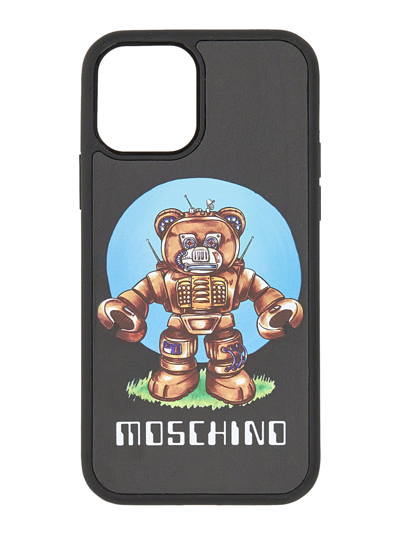 Moschino Compatible With Iphone 12 Pro In Black
