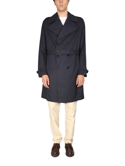 Mackintosh Trench Coat "st Andrews" In Blue