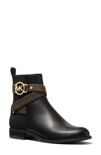 Michael Michael Kors Rory Logo-trim Boots In Schwarz