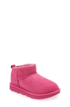 Ugg Kids' Classic Ultra Water Resistant Genuine Shearling Mini Boot In Raspberry Sorbet