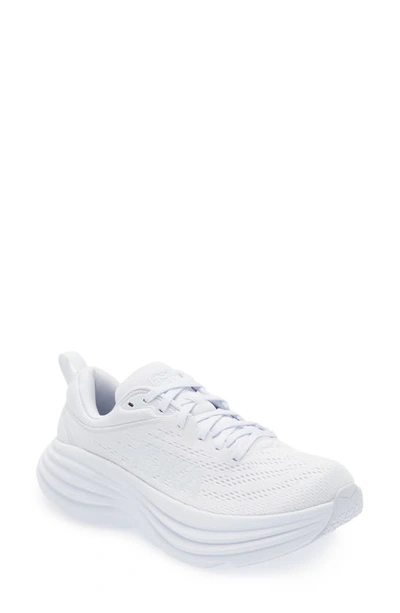 Hoka Bondi 8 Running Shoe In White