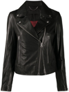 Rag & Bone Black Mack Leather Jacket In Nero