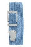 Cuater By Travismathew Cuater By Travismatthew Popsicle Belt In Heather Faded Denim