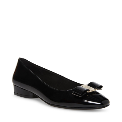 Anne Klein Chella Womens Patent Slip-on Loafers In Black