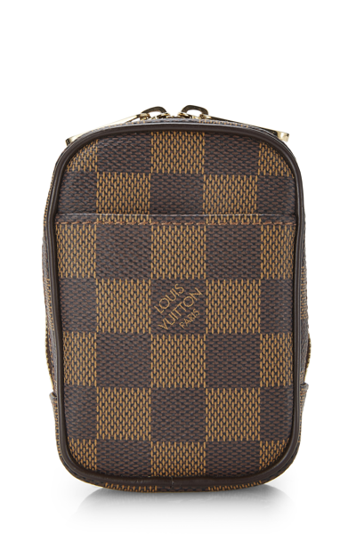 Pre-owned Louis Vuitton Damier Ebene Etui Okapi Pm