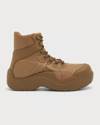 Bottega Veneta Brown Puddle Bomber Boots In Oak