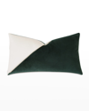 Eastern Accents Izaro Zipper Detail Decorative Pillow Left - 15" X 26"