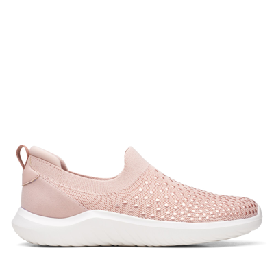 Clarks Women's Nova Grove Slip-on Studded Sneakers In Pink