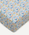 Coco & Wolf D Anjo Mustard Single Fitted Sheet In Blue