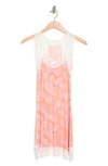 Honeydew Intimates Honeydew Ahna Rayon Chemise In Soft Coral Floral