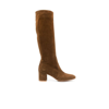 GIANVITO ROSSI BROWN KNEE-HIGH 60 SUEDE BOOTS,G8040160RICC4517922038