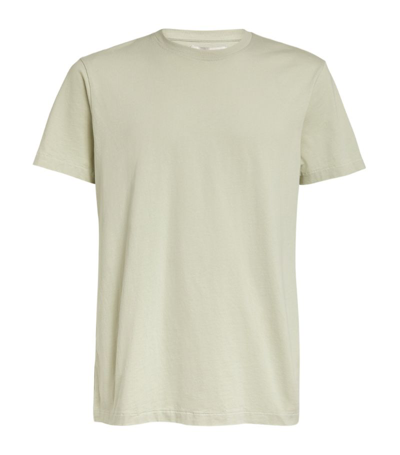 Frame Cotton Logo T-shirt In Grey