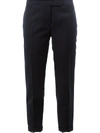 THOM BROWNE LOW-RISE CROPPED WOOL TROUSERS,FTC025A0047311811252