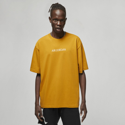 Jordan "air " Men's T-shirt In Brown