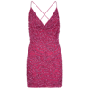 Retroféte Mich Fuchsia Sequin Mini Dress