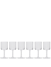 Ichendorf Milano Amalfi Set-of-six Water Glasses In Weiss