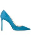 JIMMY CHOO Romy 100 pumps,ROMY100SUE11841483