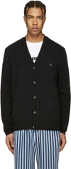 Acne Studios Black Dasher C Face Cardigan