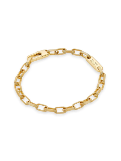 Marco Bicego 18k Unisex Uomo Medium Coiled Open Chain Link Bracelet, 7.5 In In Yellow Gold