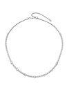 ADRIANA ORSINI WOMEN'S LOVEALL PEAR-CUT CUBIC ZIRCONIA TENNIS NECKLACE