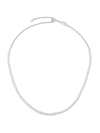 ADRIANA ORSINI WOMEN'S LOVEALL STERLING SILVER & CUBIC ZIRCONIA TENNIS NECKLACE