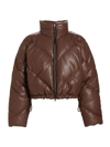 A.L.C WOMEN'S MORRISON COATED CROPPED PUFFER JACKET