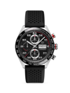 TAG HEUER MEN'S CARRERA CALIBER STAINLESS STEEL & RUBBER AUTOMATIC CHRONOGRAPH