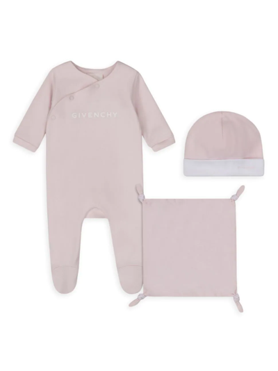 Givenchy Babies' 3-piece 4g Print Gift Set In Marshmallow