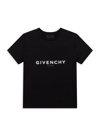 Givenchy Little Kid's & Kid's Reversed Logo T-shirt In Black
