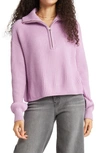 Bp. Quarter Zip Pullover In Pink Gale