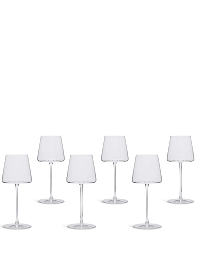 Ichendorf Milano Manhattan Set-of-six Wine Glasses In White