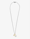 MARTYRE THE STANLEY TAGS 14CT YELLOW GOLD-PLATED VERMEIL STERLING-SILVER PENDANT NECKLACE