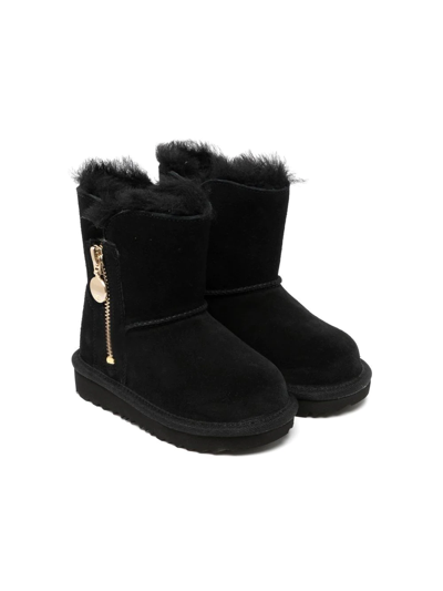 Ugg Kids' Bailey Zipped Short Boots In Black
