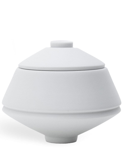 Editions Milano Circle Porcelain Sugar-bowl In White