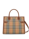 BURBERRY WOMEN'S  BEIGE LEATHER HANDBAG