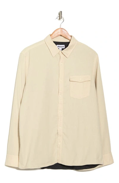 Abound Solid Shirt Jacket In Ivory Egret