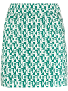 Elisabetta Franchi Womens Green Other Materials Skirt In Verde
