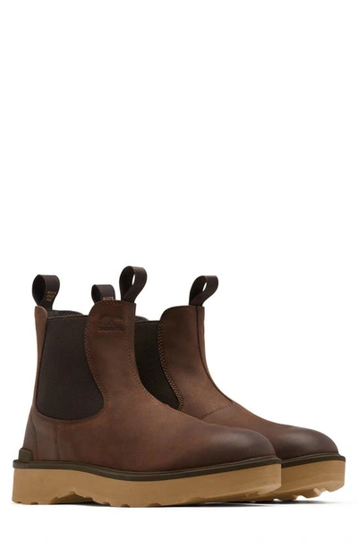 Sorel Hi-line Chelsea Boot In Fallen/velvet Tan