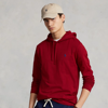 Polo Ralph Lauren Jersey Hooded T-shirt In Holiday Red