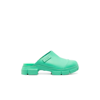 Ganni Recycled Rubber Retro Mules In 801 - Kelly Green