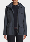 Loro Piana Traveler Windmate&reg; Stretch Storm System&reg; Jacket In Navy