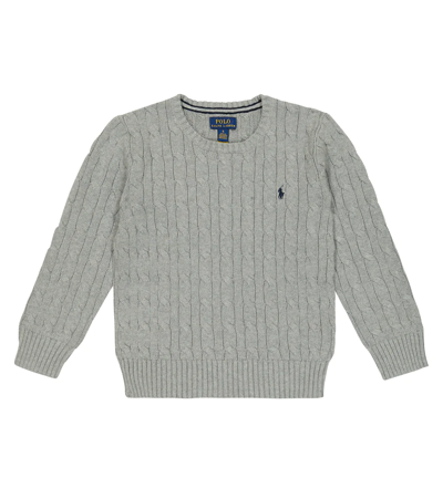 POLO RALPH LAUREN CABLE-KNIT COTTON SWEATER