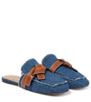 LOEWE GATE DENIM SLIPPERS