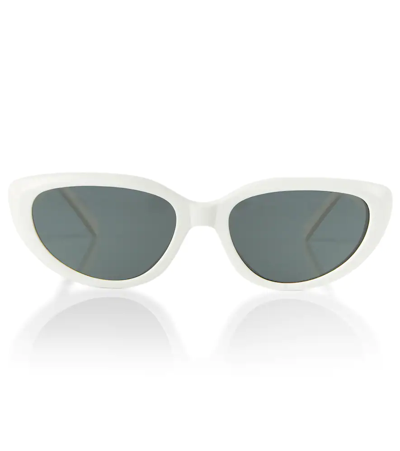 Celine Cat-eye Sunglasses In Ivory / Smoke