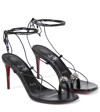 CHRISTIAN LOUBOUTIN JUST 85 LEATHER HIGH SANDALS