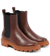 TOD'S LEATHER CHELSEA BOOTS