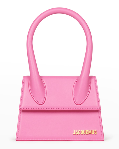 Jacquemus Le Chiquito Moyen Top-handle Bag In Pink