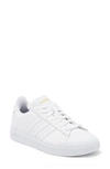 Adidas Originals Grand Court 2.0 Sneaker In White/ White/ Gold Met.